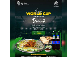 Ridan House Of Mandi! World Cup Deal 3 For Rs.1570/-